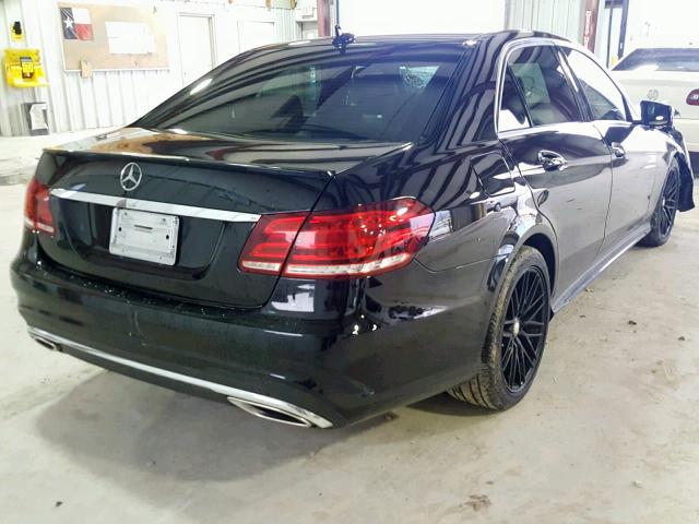 WDDHF5KB5FB112213 - 2015 MERCEDES-BENZ E 350 BLACK photo 4