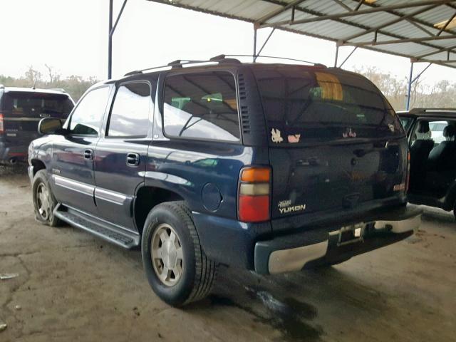 1GKEC13V34J127212 - 2004 GMC YUKON BLUE photo 3