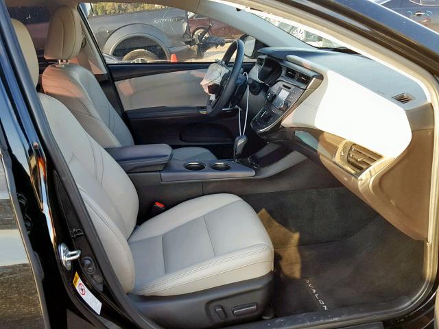 4T1BK1EB6FU191892 - 2015 TOYOTA AVALON XLE BLACK photo 5