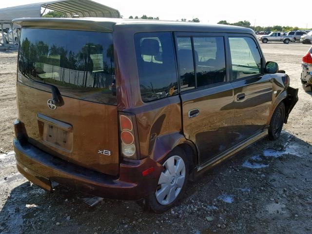 JTLKT324364124867 - 2006 TOYOTA SCION XB Қоңыр фото 4