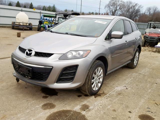 JM3ER2B57B0403449 - 2011 MAZDA CX-7 GRAY photo 2