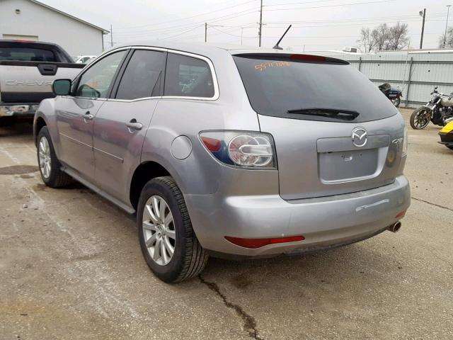 JM3ER2B57B0403449 - 2011 MAZDA CX-7 GRAY photo 3