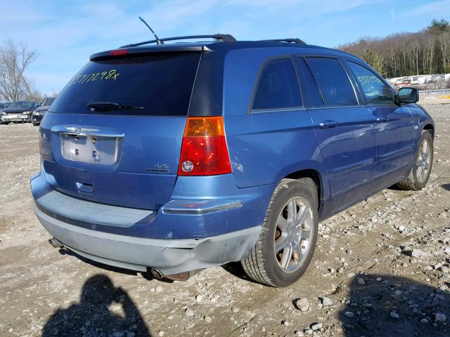 2A8GF68X27R148547 - 2007 CHRYSLER PACIFICA T BLUE photo 4