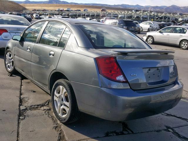 1G8AL52F14Z151760 - 2004 SATURN ION LEVEL GRAY photo 3