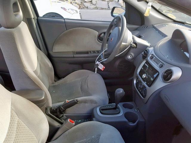 1G8AL52F14Z151760 - 2004 SATURN ION LEVEL GRAY photo 5