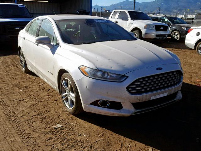 3FA6P0RU3FR148234 - 2015 FORD FUSION TIT WHITE photo 1