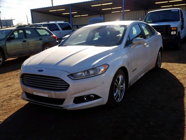 3FA6P0RU3FR148234 - 2015 FORD FUSION TIT WHITE photo 2