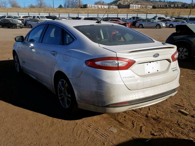 3FA6P0RU3FR148234 - 2015 FORD FUSION TIT WHITE photo 3