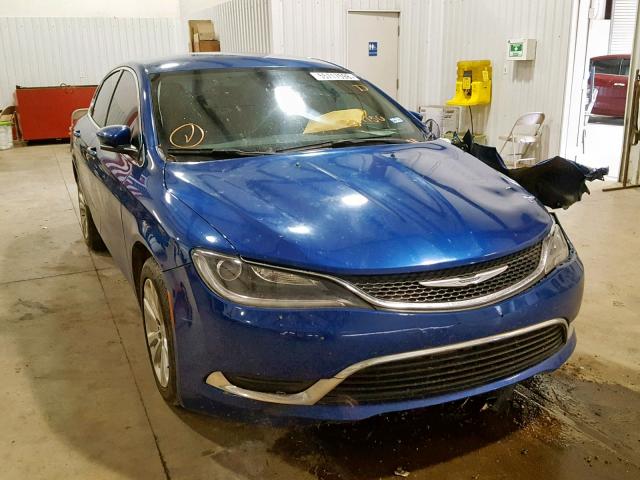 1C3CCCAB5FN591156 - 2015 CHRYSLER 200 LIMITE BLUE photo 1