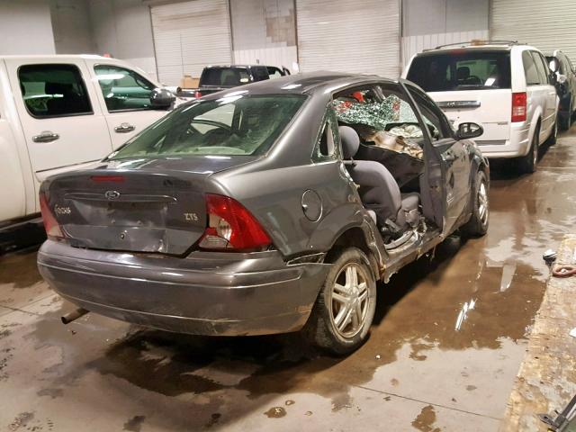 1FAFP38Z74W109476 - 2004 FORD FOCUS ZTS GRAY photo 4