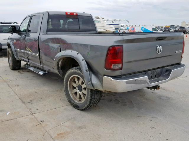 3C6TD5JT8CG297887 - 2012 DODGE RAM 2500 S GRAY photo 3