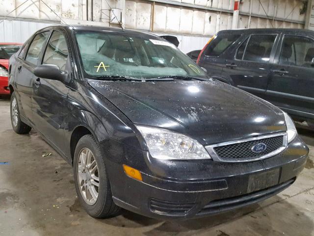 1FAFP34N37W184859 - 2007 FORD FOCUS ZX4 BLACK photo 1