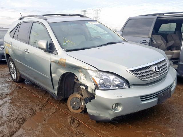 JTJHW31U782056194 - 2008 LEXUS RX 400H SILVER photo 1