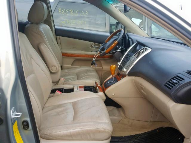 JTJHW31U782056194 - 2008 LEXUS RX 400H SILVER photo 5