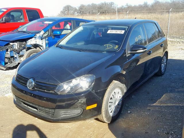 WVWDA7AJ6CW033018 - 2012 VOLKSWAGEN GOLF 黑色 照片 2