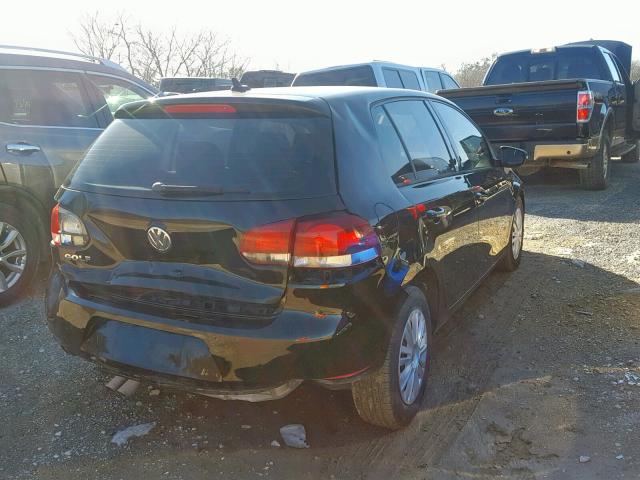 WVWDA7AJ6CW033018 - 2012 VOLKSWAGEN GOLF 黑色 照片 4