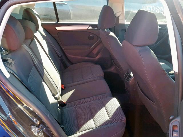 WVWDA7AJ6CW033018 - 2012 VOLKSWAGEN GOLF 黑色 照片 6