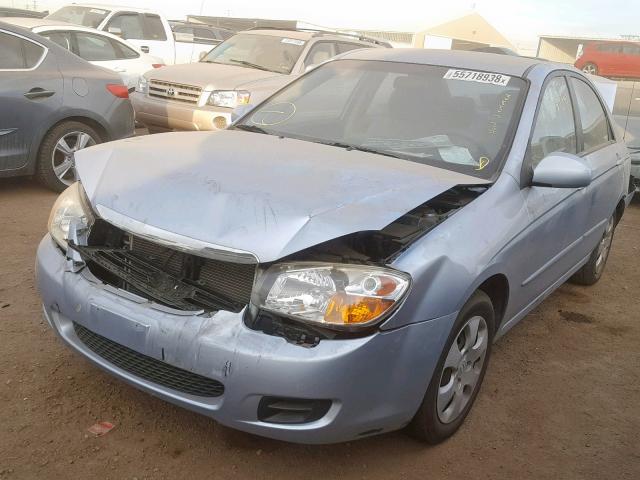 KNAFE121585569901 - 2008 KIA SPECTRA EX SILVER photo 2