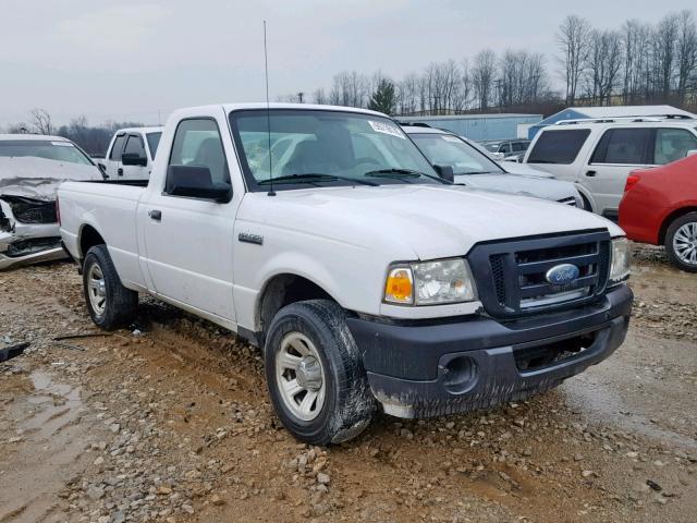 1FTYR10D29PA50193 - 2009 FORD RANGER WHITE photo 1