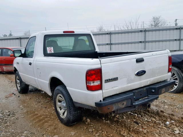 1FTYR10D29PA50193 - 2009 FORD RANGER WHITE photo 3