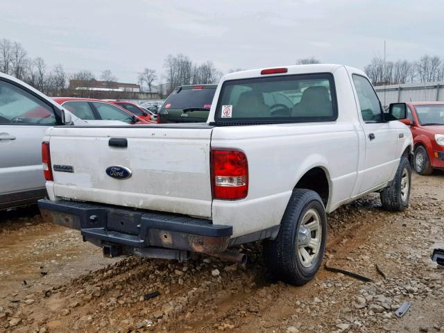 1FTYR10D29PA50193 - 2009 FORD RANGER WHITE photo 4