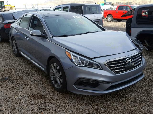 5NPE34AB9FH135283 - 2015 HYUNDAI SONATA SPO SILVER photo 1