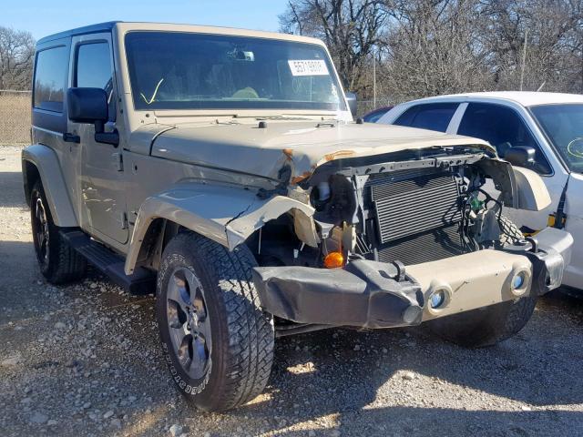 1C4AJWBG5HL605740 - 2017 JEEP WRANGLER S TAN photo 1