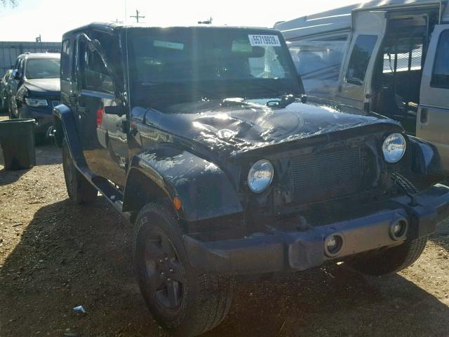1C4BJWEG8GL103108 - 2016 JEEP WRANGLER U BLACK photo 1