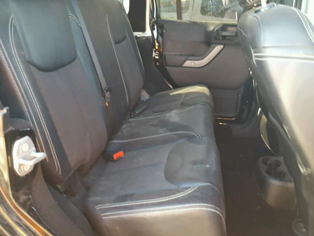 1C4BJWEG8GL103108 - 2016 JEEP WRANGLER U BLACK photo 6