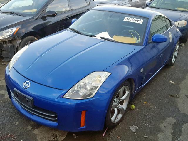 JN1AZ34D26M330705 - 2006 NISSAN 350Z COUPE BLUE photo 2