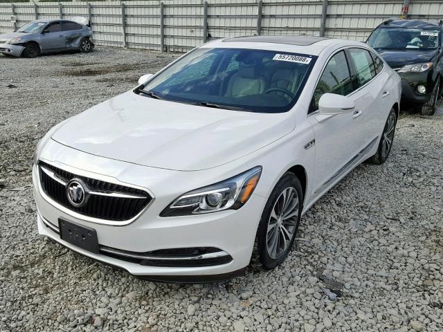 1G4ZP5SS2JU115591 - 2018 BUICK LACROSSE E WHITE photo 2