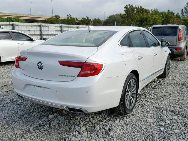 1G4ZP5SS2JU115591 - 2018 BUICK LACROSSE E WHITE photo 4