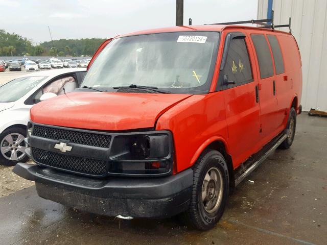 1GCFG15T531138078 - 2003 CHEVROLET EXPRESS G1 RED photo 2