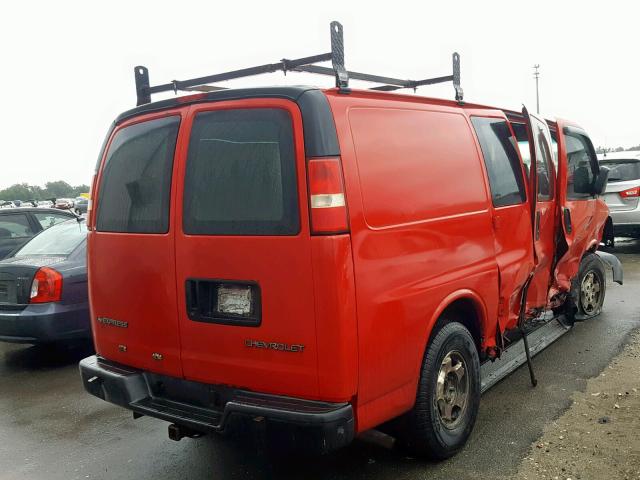 1GCFG15T531138078 - 2003 CHEVROLET EXPRESS G1 RED photo 4