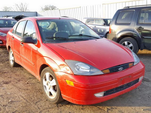 1FAFP38363W307203 - 2003 FORD FOCUS ZTS RED photo 1
