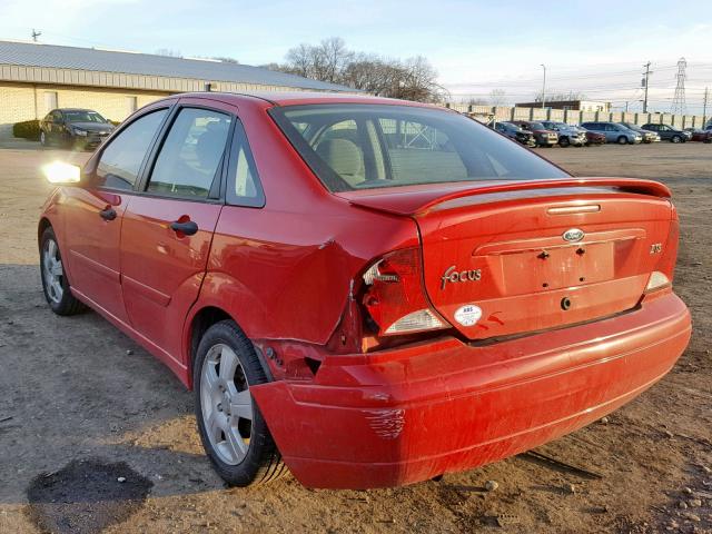 1FAFP38363W307203 - 2003 FORD FOCUS ZTS RED photo 3