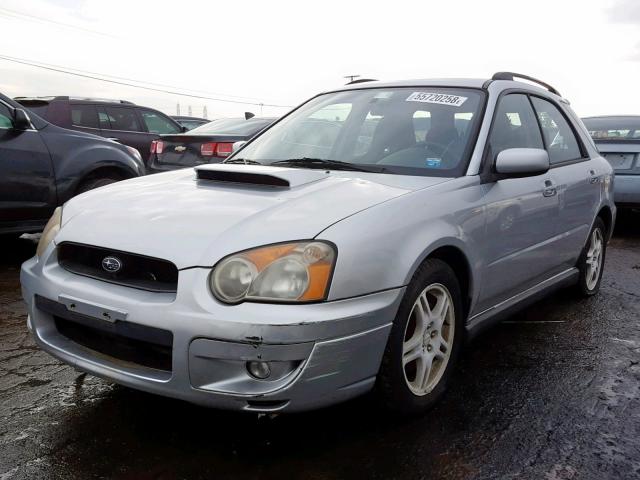 JF1GG29624G803098 - 2004 SUBARU IMPREZA WR SILVER photo 2