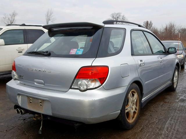 JF1GG29624G803098 - 2004 SUBARU IMPREZA WR SILVER photo 4