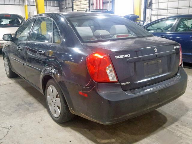 KL5JD56Z26K462431 - 2006 SUZUKI FORENZA BLACK photo 3