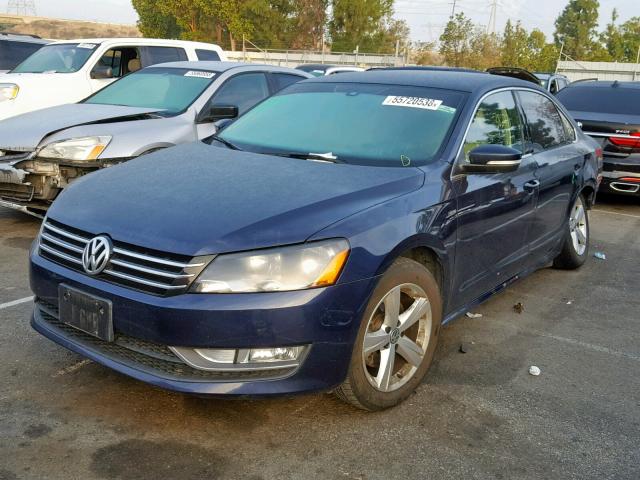 1VWAT7A31FC114087 - 2015 VOLKSWAGEN PASSAT S BLUE photo 2