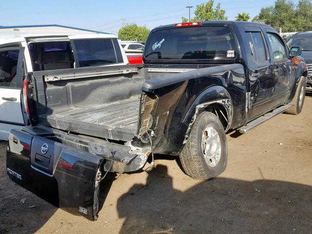 1N6AD09U77C435344 - 2007 NISSAN FRONTIER C BLACK photo 4