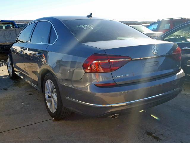 1VWBA7A34JC012527 - 2018 VOLKSWAGEN PASSAT SE GRAY photo 3