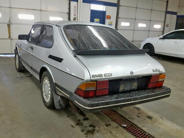 YS3AD35L0G2006157 - 1986 SAAB 900 SILVER photo 3