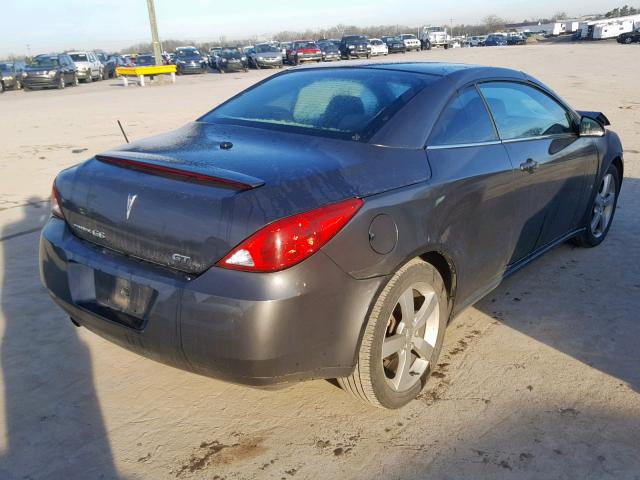 1G2ZH35NX74120420 - 2007 PONTIAC G6 GT GRAY photo 4