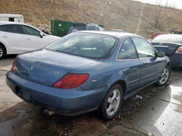 19UYA2255VL018022 - 1997 ACURA 3.0CL BLUE photo 4