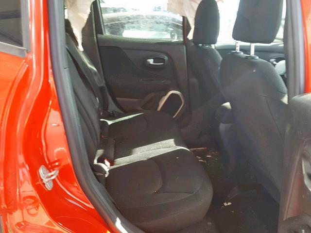 ZACCJBAH6JPH17668 - 2018 JEEP RENEGADE S RED photo 6