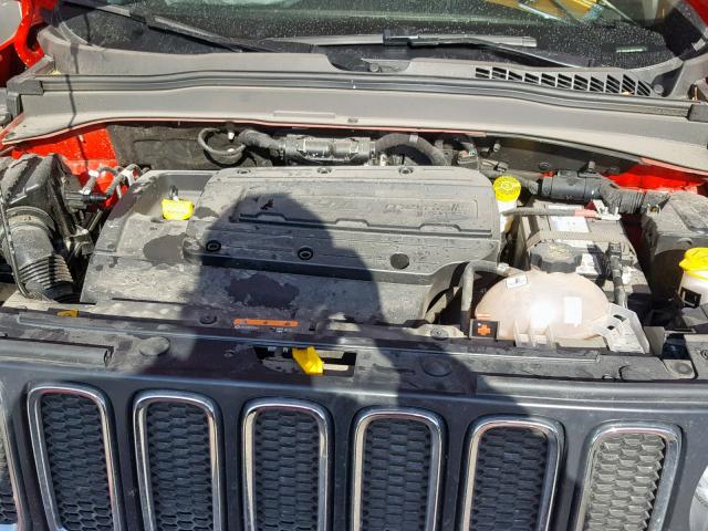 ZACCJBAH6JPH17668 - 2018 JEEP RENEGADE S RED photo 7