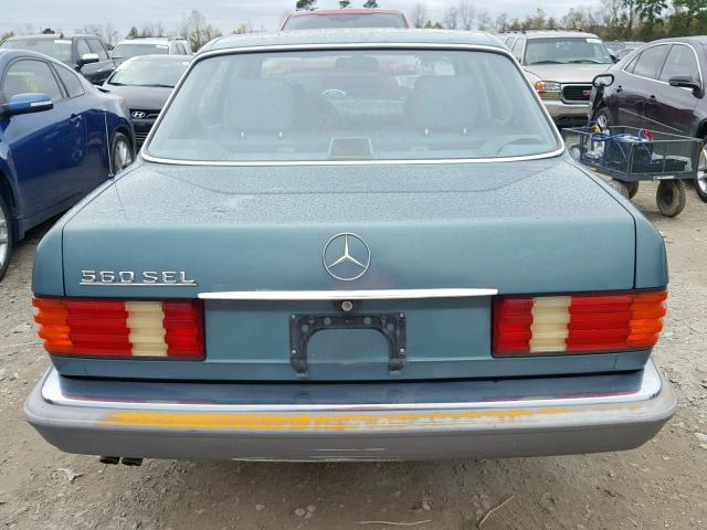 WDBCA39D4HA346073 - 1987 MERCEDES-BENZ 560 SEL GREEN photo 9