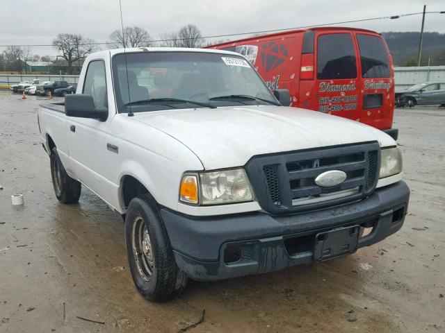 1FTYR10D16PA88008 - 2006 FORD RANGER WHITE photo 1