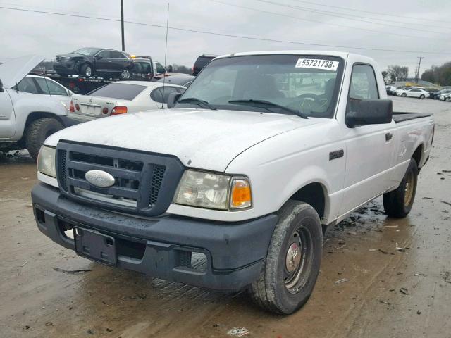 1FTYR10D16PA88008 - 2006 FORD RANGER WHITE photo 2